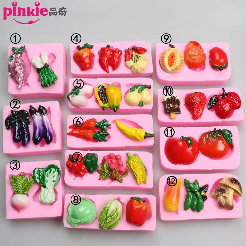 Fruits And Vegetables Fondant Cake Decorating Tools Sugarcraft