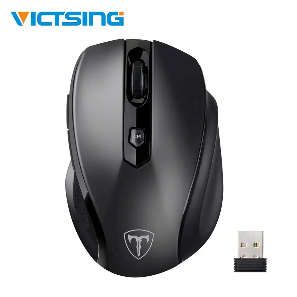 2.4G Wireless Mouse 6-Button Energe Saving Ergonomic Mouse Gaming Mouse With Nano Receiver Computer/Laptop Mouse For Win 10/8/7
2.4G Wireless Mouse 6-Button Energe Saving Ergonomic Mouse Gaming Mouse With Nano Receiver Computer/Laptop Mouse For Win 10/8/7