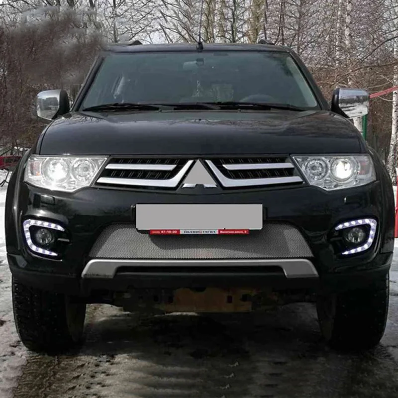 ShenLao for Mitsubishi Pajero Sport 2013 2014 2015 12v LED car DRL Daytime running lights fog lamp turn signal lamps accessroies
ShenLao for Mitsubishi Pajero Sport 2013 2014 2015 12v LED car DRL Daytime running lights fog lamp turn signal lamps accessroies