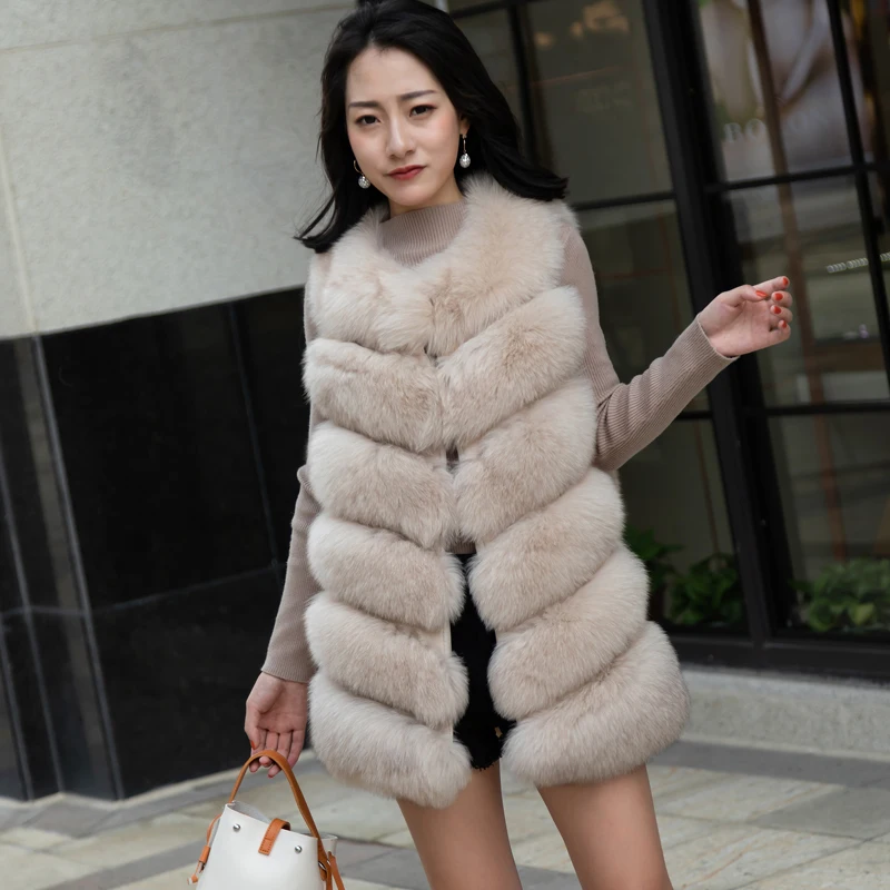 Luxury Real Fox Fur Vests For Women Natural Fox Fur Sleeveless Coat Fashion Style Fur Jacket Women Waistcoat Autumn Female Outwe
Luxury Real Fox Fur Vests For Women Natural Fox Fur Sleeveless Coat Fashion Style Fur Jacket Women Waistcoat Autumn Female Outwe