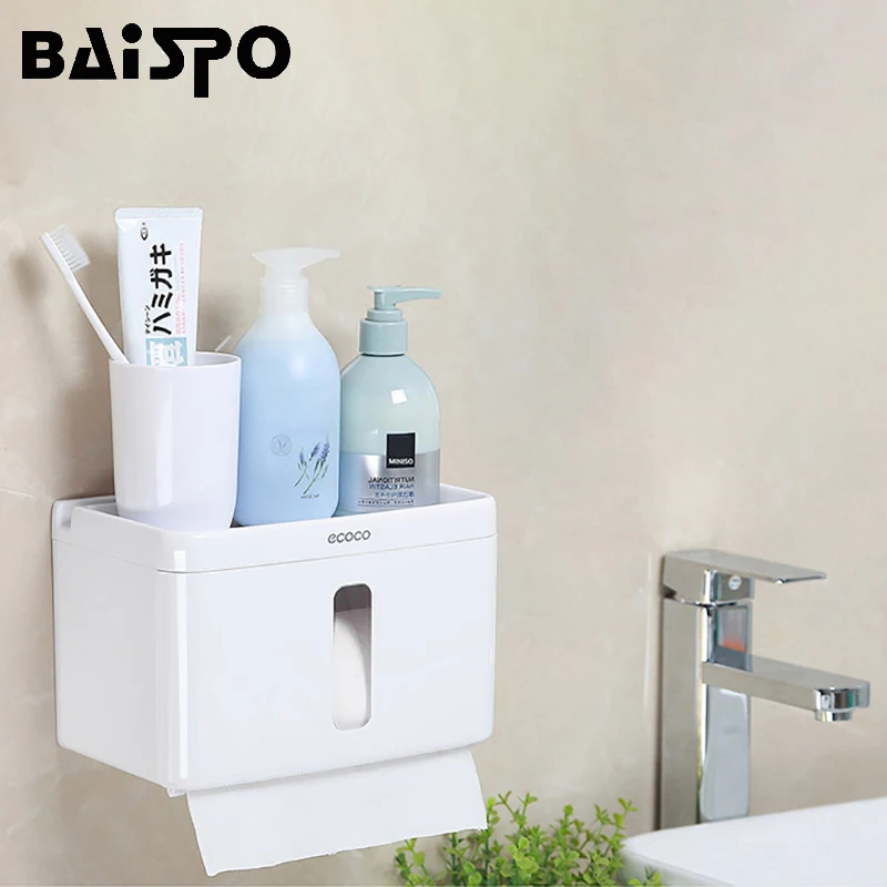 BAISPO Portable Toilet Paper Holders Wall-Mount Tissue Rack with Phone Shelf for Bathroom Kitchen Waterproof Toilet Paper Holder
BAISPO Portable Toilet Paper Holders Wall-Mount Tissue Rack with Phone Shelf for Bathroom Kitchen Waterproof Toilet Paper Holder
