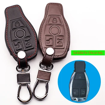 Genuine Leather Car Key Case Cover For Mercedes-Benz W203 W210 W211 Amg W204 C E S Cls Clk Cla Slk Classe Smart Car Keychain
Genuine Leather Car Key Case Cover For Mercedes-Benz W203 W210 W211 Amg W204 C E S Cls Clk Cla Slk Classe Smart Car Keychain