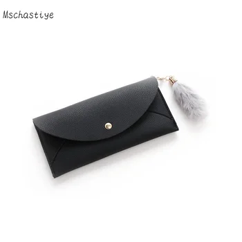 Mschastiye new arrival High quality leather women casual long Wallets black/dark green/pink/purple solid Standard long Wallets
Mschastiye new arrival High quality leather women casual long Wallets black/dark green/pink/purple solid Standard long Wallets