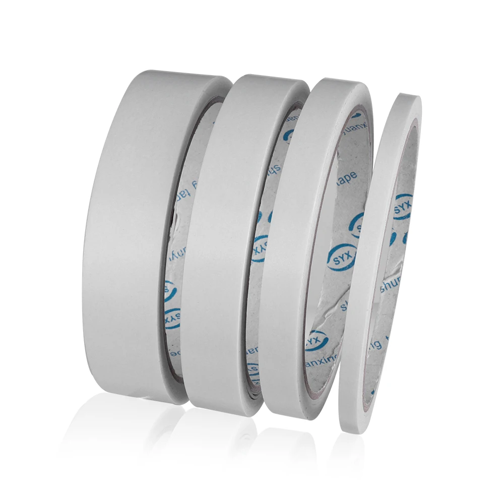 2 Rolls Double Faced Powerful Adhesive Tape Paper 5/10/15/20mm Double Sided Tape For Mounting Fixing Pad Sticky Hand Supplies
2 Rolls Double Faced Powerful Adhesive Tape Paper 5/10/15/20mm Double Sided Tape For Mounting Fixing Pad Sticky Hand Supplies