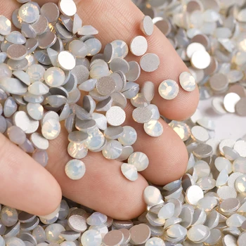 2058NoHF 1440pcs SS12 White Opal Non Hotfix FlatBack Rhinestones Silver Back Strass nail Charms Nail Art Decoration
2058NoHF 1440pcs SS12 White Opal Non Hotfix FlatBack Rhinestones Silver Back Strass nail Charms Nail Art Decoration