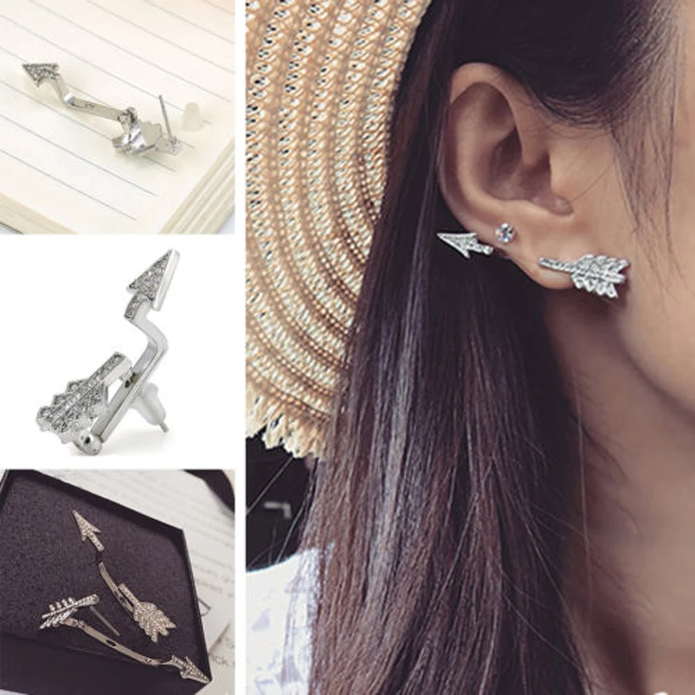 Top Quality CZ Full Rhinestone Stud Earring Zircon Arrow Shape Brincos Earring Jewelry for Women
Top Quality CZ Full Rhinestone Stud Earring Zircon Arrow Shape Brincos Earring Jewelry for Women
