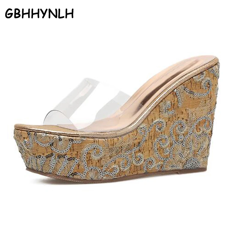 GBHHYNLH summer shoes women beach flip flops wedges sandals high heel flip flops Transparent shoes platform slippers LJA212
GBHHYNLH summer shoes women beach flip flops wedges sandals high heel flip flops Transparent shoes platform slippers LJA212