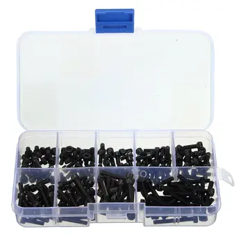 240pcs/box M3CH3 Black Carbon Steel Screw Kits DIN912 Hex Socket Head Cap Screw M3*4/5/6/8/10/12/16/20/25mm
240pcs/box M3CH3 Black Carbon Steel Screw Kits DIN912 Hex Socket Head Cap Screw M3*4/5/6/8/10/12/16/20/25mm