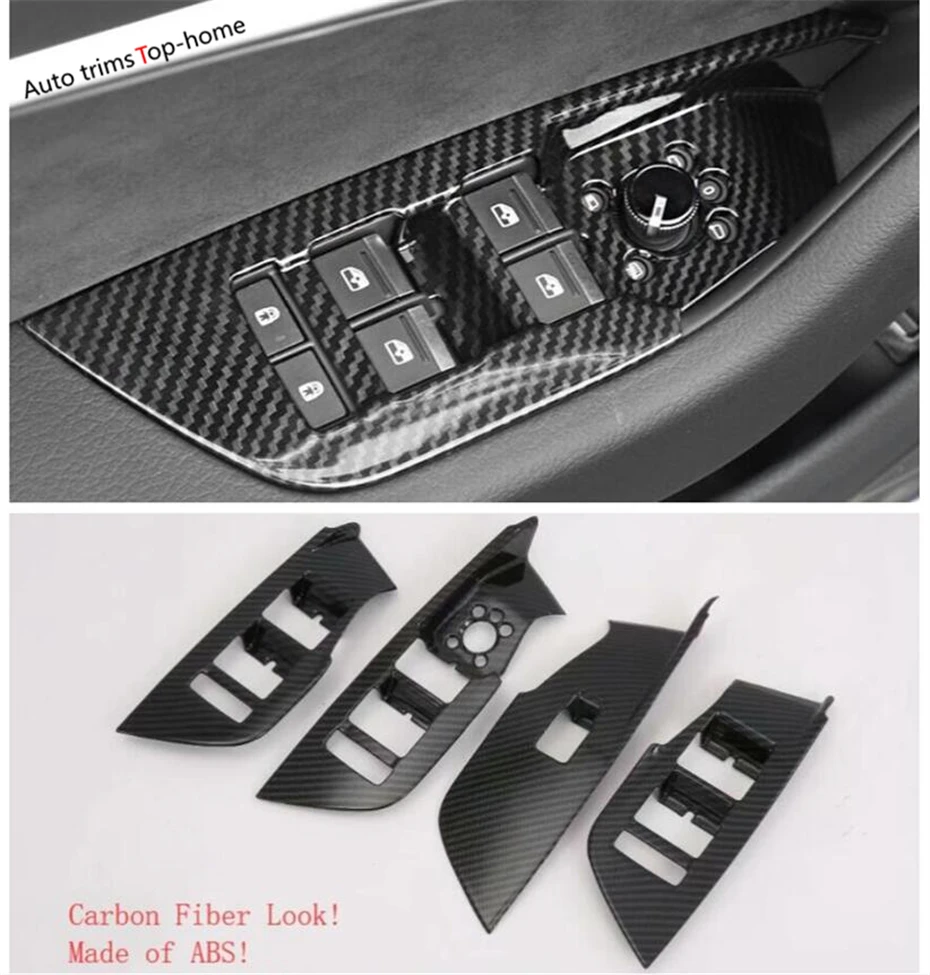 Yimaautotrims Door Handle Holder Window Lift Button Switch Panel Cover Trim Fit For Audi A6 C8 2019 ABS Matte Carbon Fiber Look
Yimaautotrims Door Handle Holder Window Lift Button Switch Panel Cover Trim Fit For Audi A6 C8 2019 ABS Matte Carbon Fiber Look
