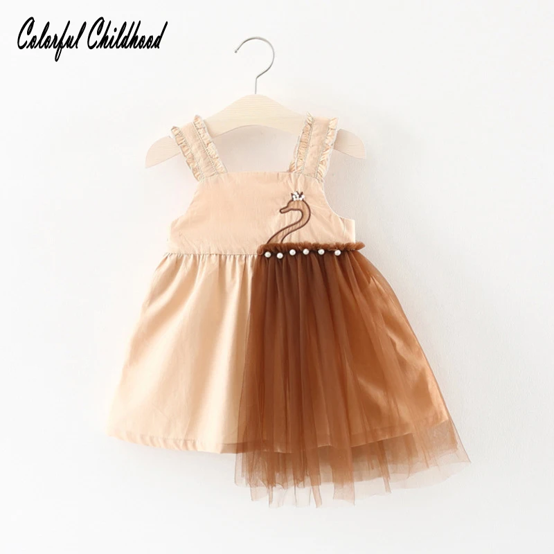 1-3 Years Old Baby Girl Clothes Summer Fashion Cool Sling Sling Mesh Swan Pattern Asymmetry Dress Child Dress Kids Clothes
1-3 Years Old Baby Girl Clothes Summer Fashion Cool Sling Sling Mesh Swan Pattern Asymmetry Dress Child Dress Kids Clothes