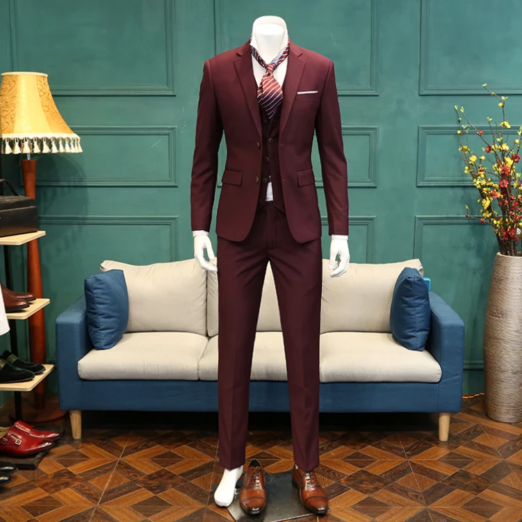 2018 New Spring and Autumn Slim Male Suit Men Wine Red Groom Wedding Dress Blazer Man Suit Jacket Vintage Jackets Suits 365wt24
2018 New Spring and Autumn Slim Male Suit Men Wine Red Groom Wedding Dress Blazer Man Suit Jacket Vintage Jackets Suits 365wt24