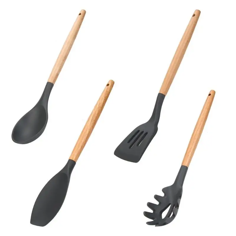 Natural Health Wood Handle Kitchen Spatula Spoon Cooking Utensils Dinner Shovels Silicone Wooden Spatula Cooking Utensil Tools
Natural Health Wood Handle Kitchen Spatula Spoon Cooking Utensils Dinner Shovels Silicone Wooden Spatula Cooking Utensil Tools