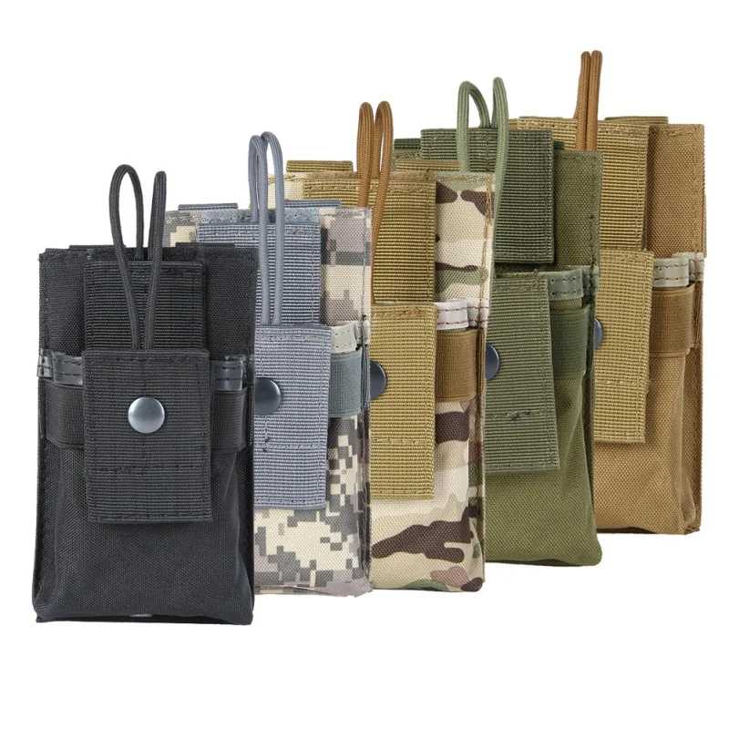 Adjustable Tactical Radio Case Holder Holster Walkie Talkie Radio Molle Pouch Open Top Magazine Mag Pouch Interphone Package H5
Adjustable Tactical Radio Case Holder Holster Walkie Talkie Radio Molle Pouch Open Top Magazine Mag Pouch Interphone Package H5