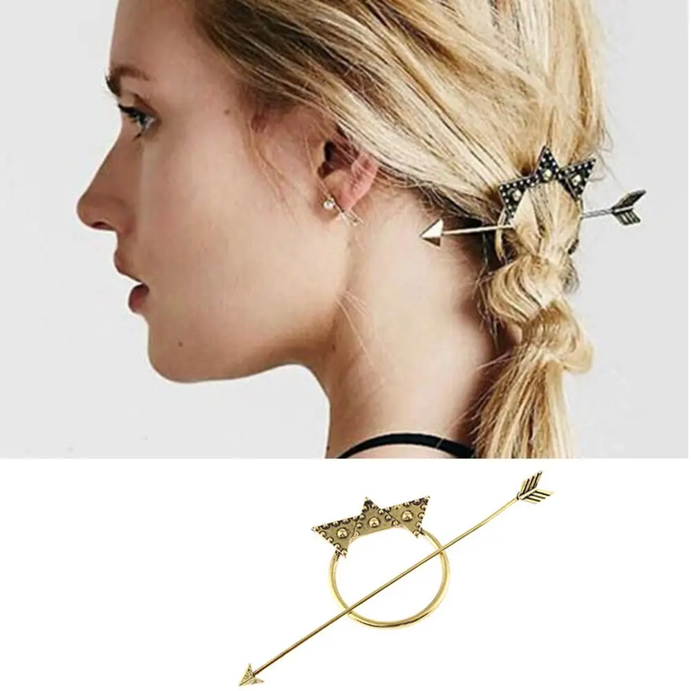 New Fashion 1Pc Hair Clips For Women Bohemian New Wild semi-circular Bow And Arrow Headband Barrettes Hair Accessories
New Fashion 1Pc Hair Clips For Women Bohemian New Wild semi-circular Bow And Arrow Headband Barrettes Hair Accessories