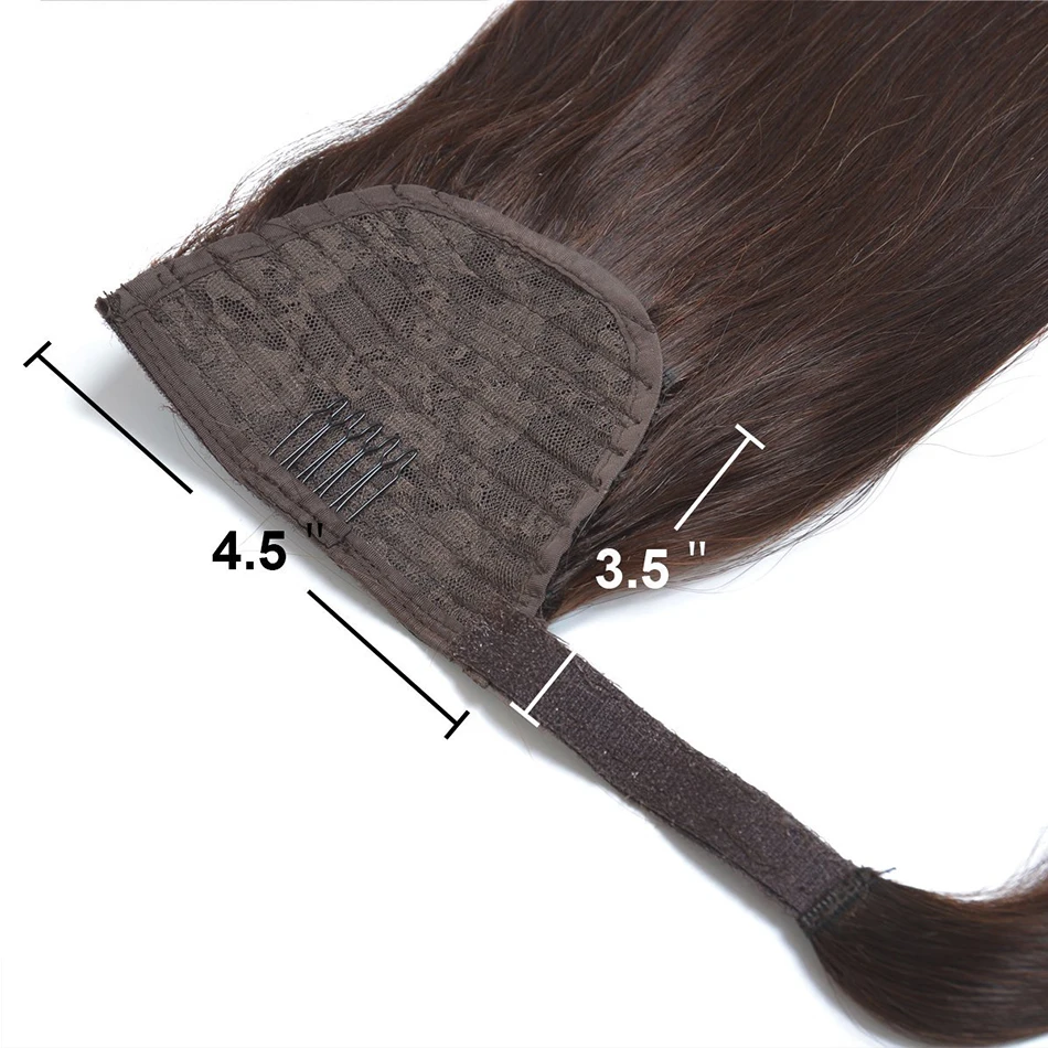 ALI BEAUTY человеческие волосы конский хвост европейские прямые 120 грамм