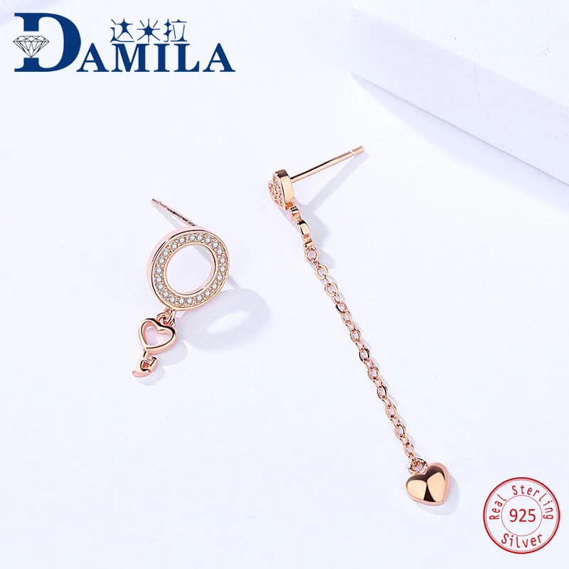 Fashion heart 925 sterling silver earrings for women Silver 925 jewelry long earrings cubic zirconia earing for female girls 
Fashion heart 925 sterling silver earrings for women Silver 925 jewelry long earrings cubic zirconia earing for female girls