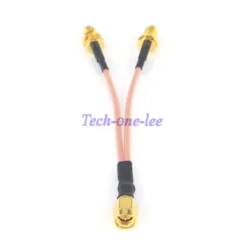 10 piece/lot SMA Male to Y type 2 SMA female Connector Splitter Pigtail Cable RG316 10CM
10 piece/lot SMA Male to Y type 2 SMA female Connector Splitter Pigtail Cable RG316 10CM