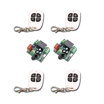 NEW!!! AC220V Mini 10A 1CH RF Wireless Remote Control Switch System 4Transmitter + 2Receiver 315/433mhz
NEW!!! AC220V Mini 10A 1CH RF Wireless Remote Control Switch System 4Transmitter + 2Receiver 315/433mhz