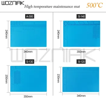 BEST silicone repair mat high temperature heat gun BGA soldering station repair insulation pad repair mat s140
BEST silicone repair mat high temperature heat gun BGA soldering station repair insulation pad repair mat s140