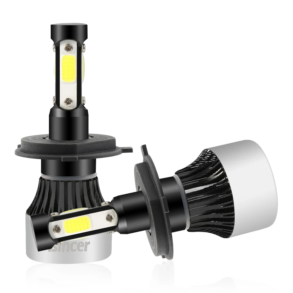 New 4 Side Lumens COB 100W 10000lm H4 Hi lo H7 H11 9005 9006 hb4 Car LED Headlight Bulbs Auto Led Headlamp Fog Light 12v 24v
New 4 Side Lumens COB 100W 10000lm H4 Hi lo H7 H11 9005 9006 hb4 Car LED Headlight Bulbs Auto Led Headlamp Fog Light 12v 24v