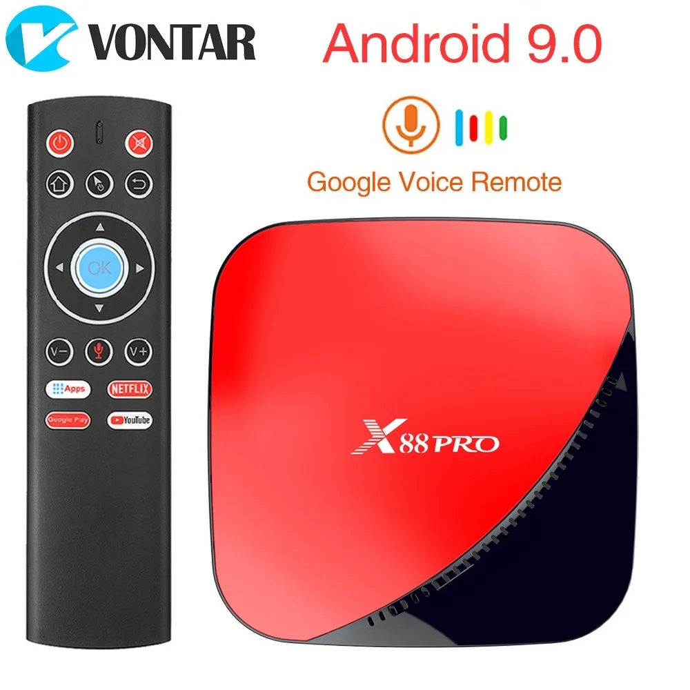 X88 Pro Smart TV Box Android 9.0 TVbox Rockchip RK3318 build in Wifi 4K 60fps USB3.0 Google PlayStore Youtube
X88 Pro Smart TV Box Android 9.0 TVbox Rockchip RK3318 build in Wifi 4K 60fps USB3.0 Google PlayStore Youtube