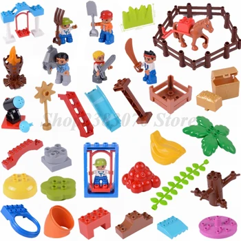 Locking Duplo Animals Models Dinosaur Deer Panda Compatible With Girl Friends Figures Bricks Duplo Big Size Building Blocks Toys
Locking Duplo Animals Models Dinosaur Deer Panda Compatible With Girl Friends Figures Bricks Duplo Big Size Building Blocks Toys