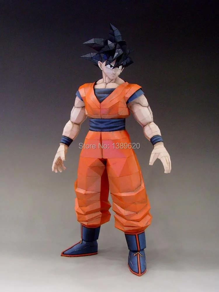 Paper Model Anime Dragon Ball Goku 3D puzzle DIY paper model Completed Height 30cm Educational Toy
Paper Model Anime Dragon Ball Goku 3D puzzle DIY paper model Completed Height 30cm Educational Toy