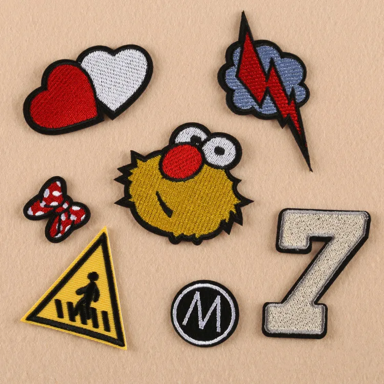 Crown Radio Shoe Light Bulb Lip Embroidery Patches for Clothing Iron on Clothes Appliques Badge Stripe Sticker Iron-on Transfers
Crown Radio Shoe Light Bulb Lip Embroidery Patches for Clothing Iron on Clothes Appliques Badge Stripe Sticker Iron-on Transfers