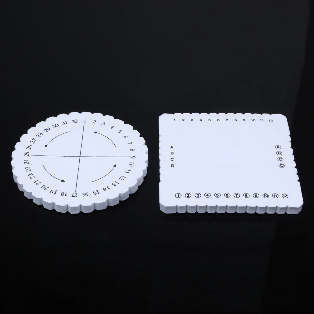 2Pcs Round Square EVA Kumihimo Disc Macrame Braided Cord String Bracelet Handma Weaving Disk Plate DIY Materials Sewing Tools
2Pcs Round Square EVA Kumihimo Disc Macrame Braided Cord String Bracelet Handma Weaving Disk Plate DIY Materials Sewing Tools