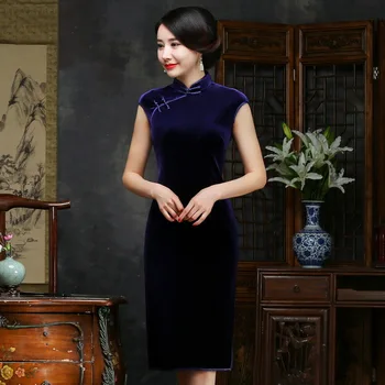 Short Modern Qipao Traditional Chinese Dress Women Cheongsam Oriental Style Dresses Cheongsams Velour Vintage Quality Qi Pao
Short Modern Qipao Traditional Chinese Dress Women Cheongsam Oriental Style Dresses Cheongsams Velour Vintage Quality Qi Pao