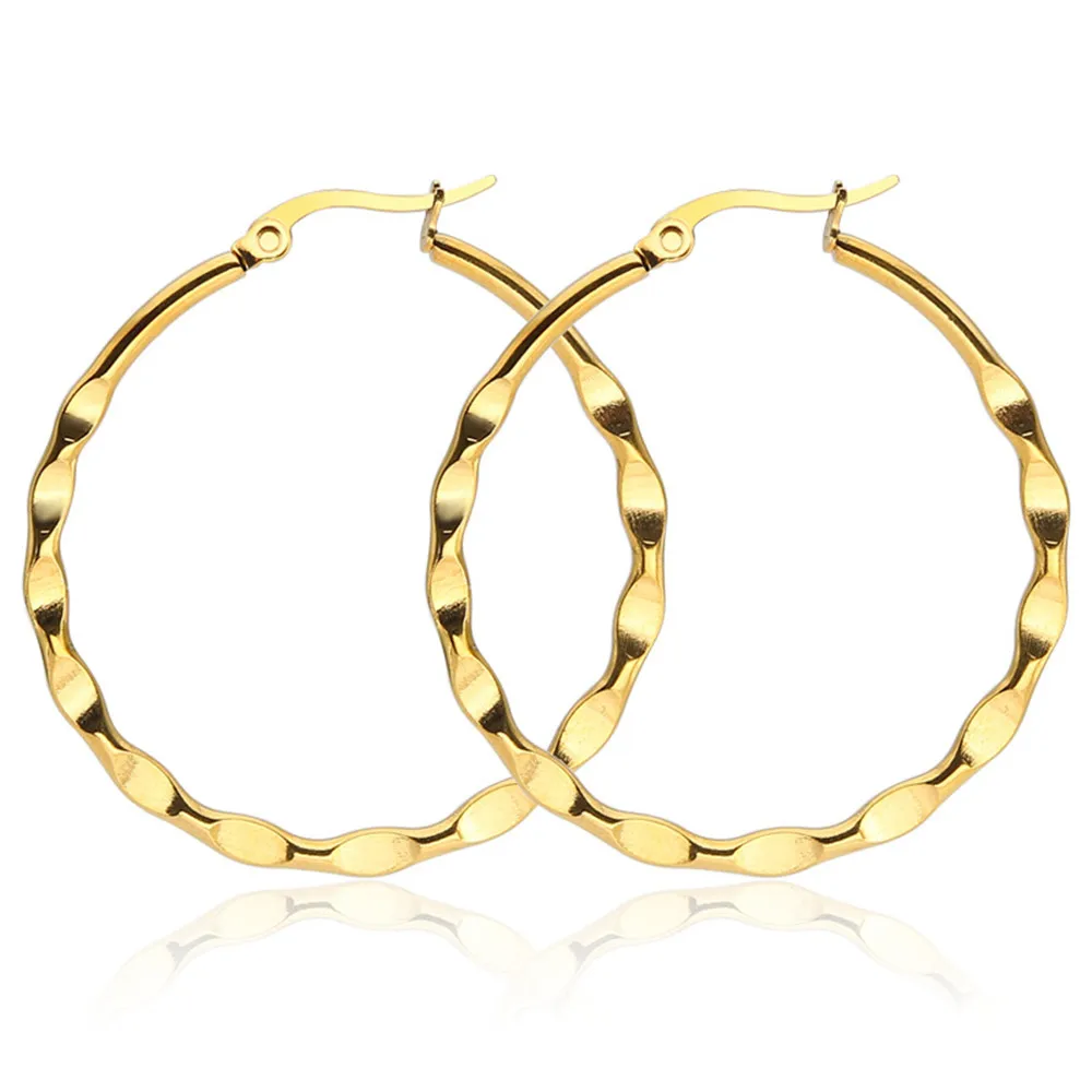 Trendy Black hoop earrings for women stainless steel jewelry hyperbole big circle round earrings gold women accessories gifts 
Trendy Black hoop earrings for women stainless steel jewelry hyperbole big circle round earrings gold women accessories gifts