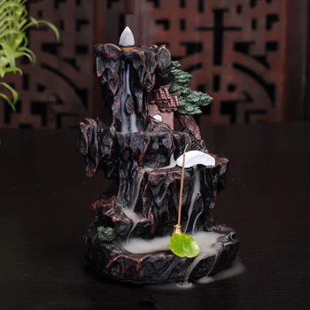 Ceramic Rockery Incense Censer Mountains and Flow-water Aroma Smoke Burning Holder J2Y
Ceramic Rockery Incense Censer Mountains and Flow-water Aroma Smoke Burning Holder J2Y
