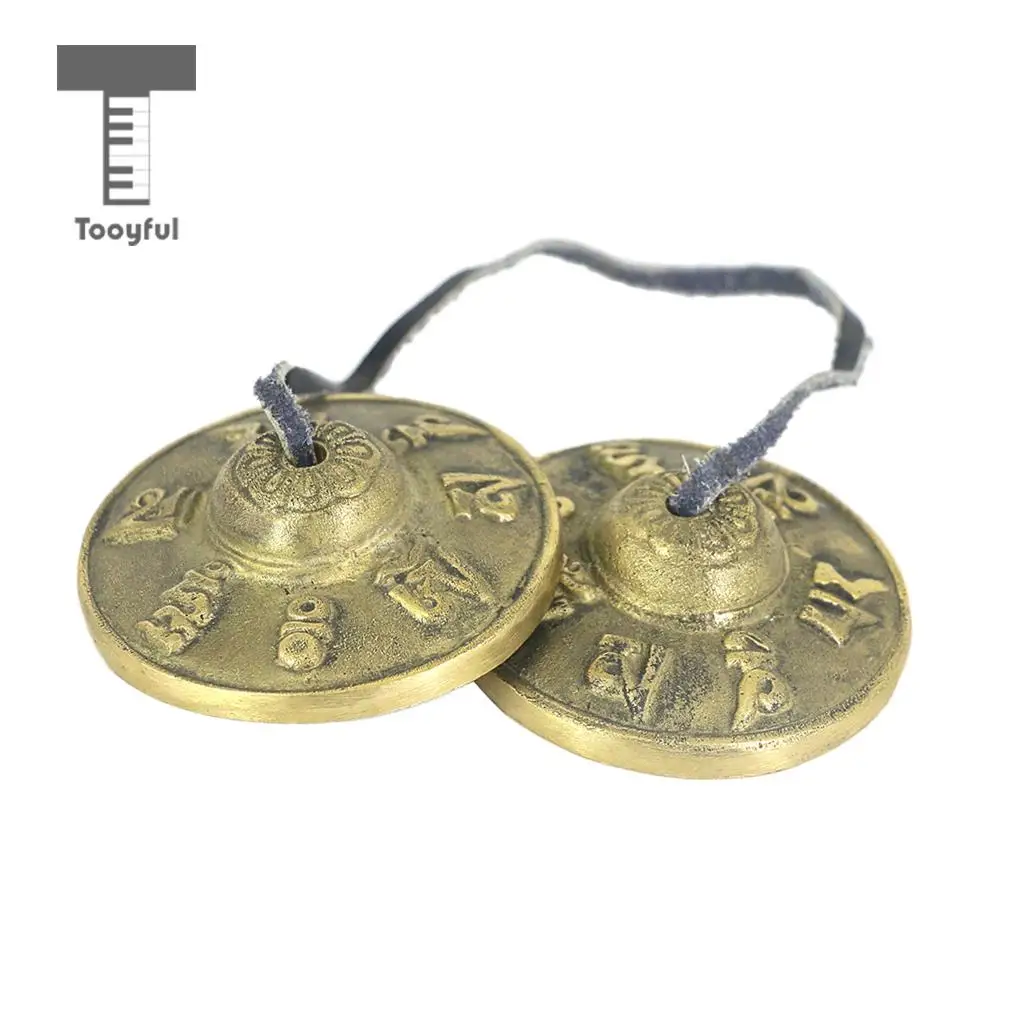 Tiiyful Exquisite 1 Pair of Brass Tibetan Buddhist Meditation Tingsha Cymbal Bell Chinese Gong Handicraft Collectible Gift
Tiiyful Exquisite 1 Pair of Brass Tibetan Buddhist Meditation Tingsha Cymbal Bell Chinese Gong Handicraft Collectible Gift