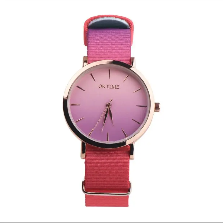 OKTIME Brand Candy Colors Women Nylon Strap Alloy Case Watches Casual Lady Girls Quartz Wristwatches Clock Gift Montre Femme 
OKTIME Brand Candy Colors Women Nylon Strap Alloy Case Watches Casual Lady Girls Quartz Wristwatches Clock Gift Montre Femme