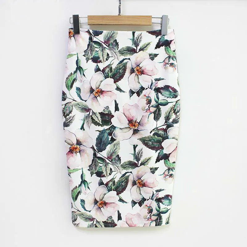 Summer Style Pencil Skirt Women High Waist Green Skirts Vintage Elegant Bodycon Floral Print Midi Skirt
Summer Style Pencil Skirt Women High Waist Green Skirts Vintage Elegant Bodycon Floral Print Midi Skirt