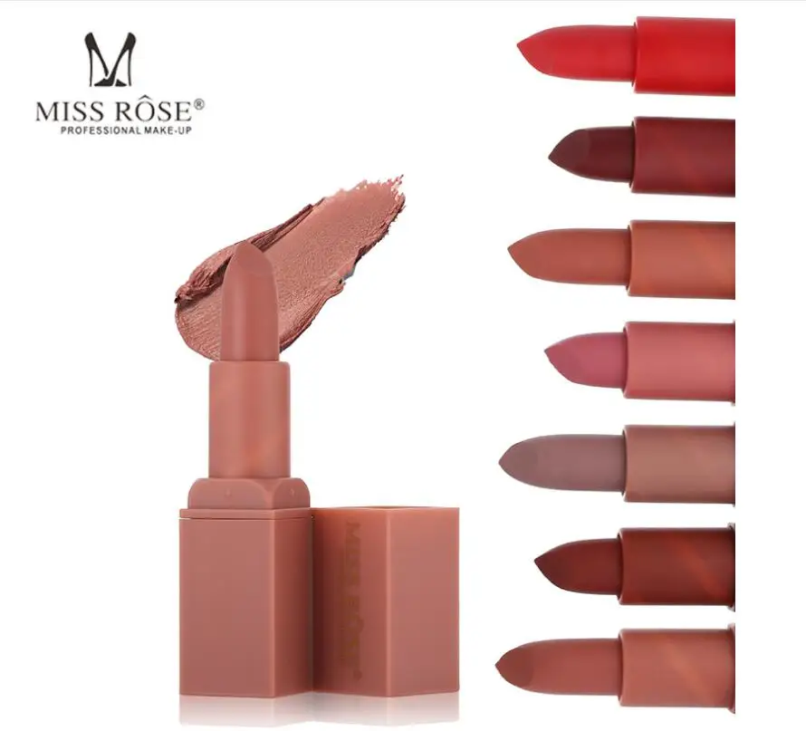 MISS ROSE lips Makeup Batom Matte Lip Kit Lipstick Long Lasting Waterproof Red Velvet Nude Matte Lipstick
MISS ROSE lips Makeup Batom Matte Lip Kit Lipstick Long Lasting Waterproof Red Velvet Nude Matte Lipstick