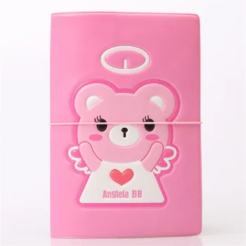 Cute Anglela BB Pink Bear Passport Holder for girls,PVC Leather 3D Design Travel Passport Cover Pink Passport Wallet 14*9.6CM 
Cute Anglela BB Pink Bear Passport Holder for girls,PVC Leather 3D Design Travel Passport Cover Pink Passport Wallet 14*9.6CM