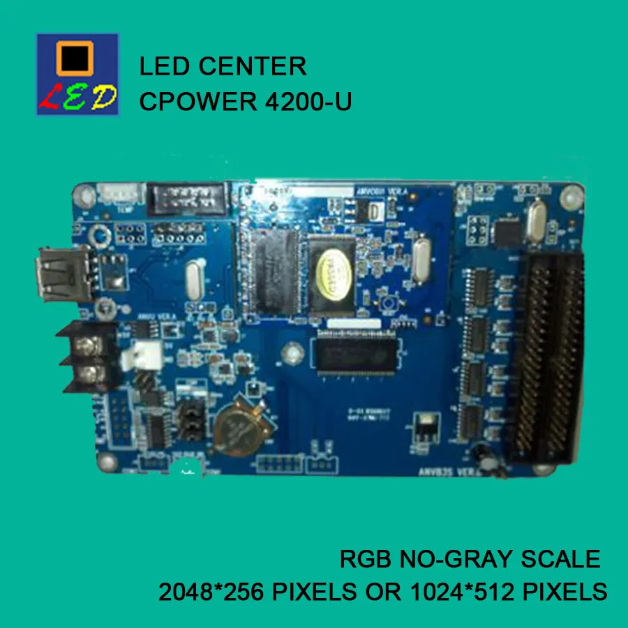 LED CENTER CPOWER 4200 USB PORT SEND DATA CONTROL CARD LED SIGNS BOARD lumen single Monochrome double color controller
LED CENTER CPOWER 4200 USB PORT SEND DATA CONTROL CARD LED SIGNS BOARD lumen single Monochrome double color controller