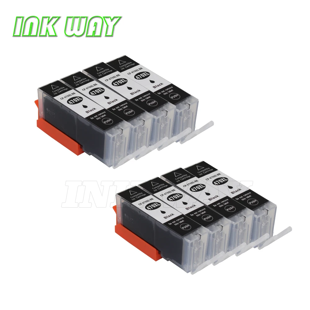 INK WAY 8 PACK Black Comptible ink for PGI-470 PGBK CLI-471 compatible ink cartridge For canon PIXMA MG7740 TS8040 TS9040
INK WAY 8 PACK Black Comptible ink for PGI-470 PGBK CLI-471 compatible ink cartridge For canon PIXMA MG7740 TS8040 TS9040