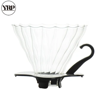 YRP DIY 2Colors V60 Heat-resistant Glass Permanent Coffee Maker Filter Holder Coffee Dripper Reusable Strainer Tea Leaf Filter
YRP DIY 2Colors V60 Heat-resistant Glass Permanent Coffee Maker Filter Holder Coffee Dripper Reusable Strainer Tea Leaf Filter