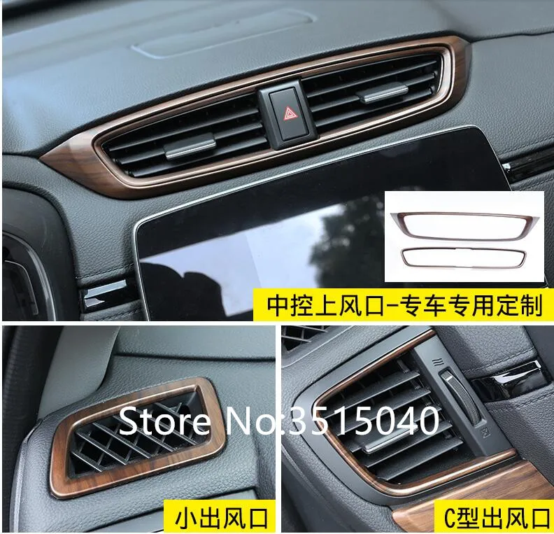 For Honda CR-V 2017 Wood ABS Chrome Car Interior Air Conditioning Outlet Frame Cover Trims Stickers Car Styling Accessories
For Honda CR-V 2017 Wood ABS Chrome Car Interior Air Conditioning Outlet Frame Cover Trims Stickers Car Styling Accessories