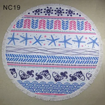 Large Round with Tassel Circle Bohemia Beach Towel Wash Cloth Reactive Print Bath Towel Sports Towel Polyeste ST-1732
Large Round with Tassel Circle Bohemia Beach Towel Wash Cloth Reactive Print Bath Towel Sports Towel Polyeste ST-1732