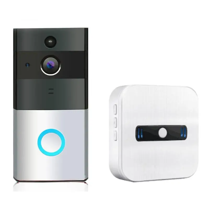 Wireless WiFi Video Doorbell PIR Motion Sensor IP Camera Intercom Kit Door Phone Intercom Home Security,Support IOS Android
Wireless WiFi Video Doorbell PIR Motion Sensor IP Camera Intercom Kit Door Phone Intercom Home Security,Support IOS Android