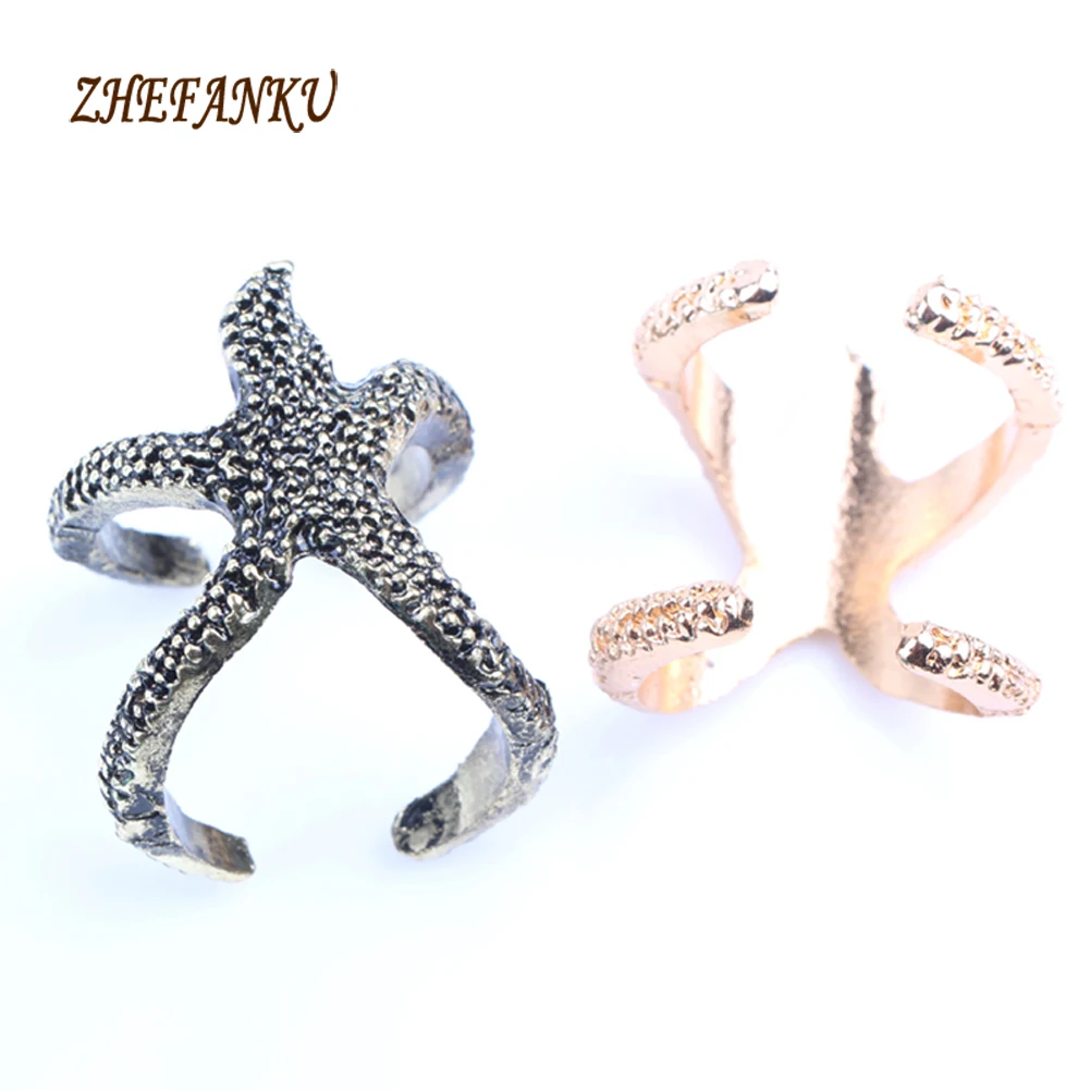 Retro Vintage Golden Alloy Sea Animal Starfish Ring Fashion Charming Jewelry Drop Shipping
Retro Vintage Golden Alloy Sea Animal Starfish Ring Fashion Charming Jewelry Drop Shipping