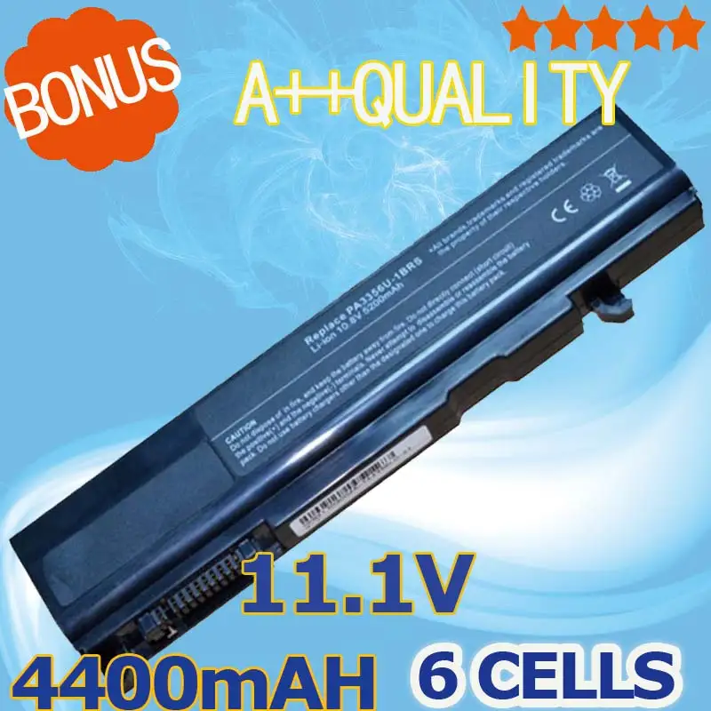 6 cells Laptop Battery PA3356U-1BAS PA3356U-1BRS PA3356U-2BAS PA3356U-2BRS PA3356U-3BAS PA3356U-3BRS PA3357U-1BRL For Toshiba
6 cells Laptop Battery PA3356U-1BAS PA3356U-1BRS PA3356U-2BAS PA3356U-2BRS PA3356U-3BAS PA3356U-3BRS PA3357U-1BRL For Toshiba