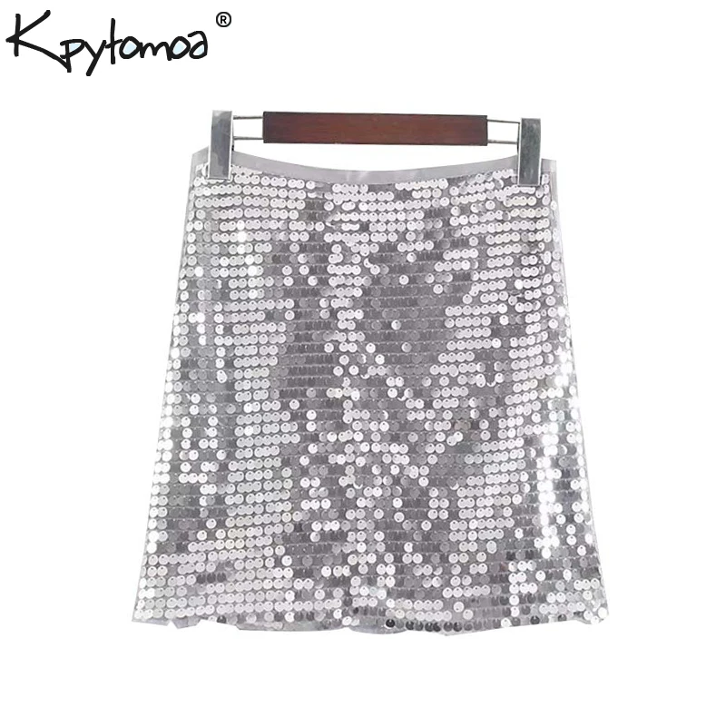 Vintage Sexy Shiny Sequined Mini Skirt Women 2020 Fashion A Line Side Zipper Ladies Party Skirts Casual Faldas Mujer
Vintage Sexy Shiny Sequined Mini Skirt Women 2020 Fashion A Line Side Zipper Ladies Party Skirts Casual Faldas Mujer