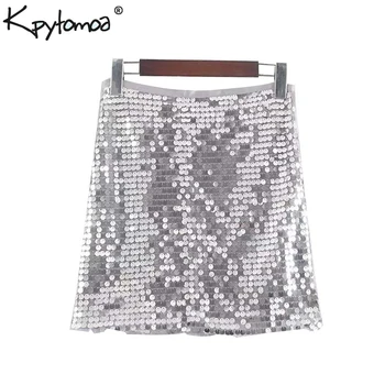 Vintage Sexy Shiny Sequined Mini Skirt Women 2020 Fashion A Line Side Zipper Ladies Party Skirts Casual Faldas Mujer
Vintage Sexy Shiny Sequined Mini Skirt Women 2020 Fashion A Line Side Zipper Ladies Party Skirts Casual Faldas Mujer