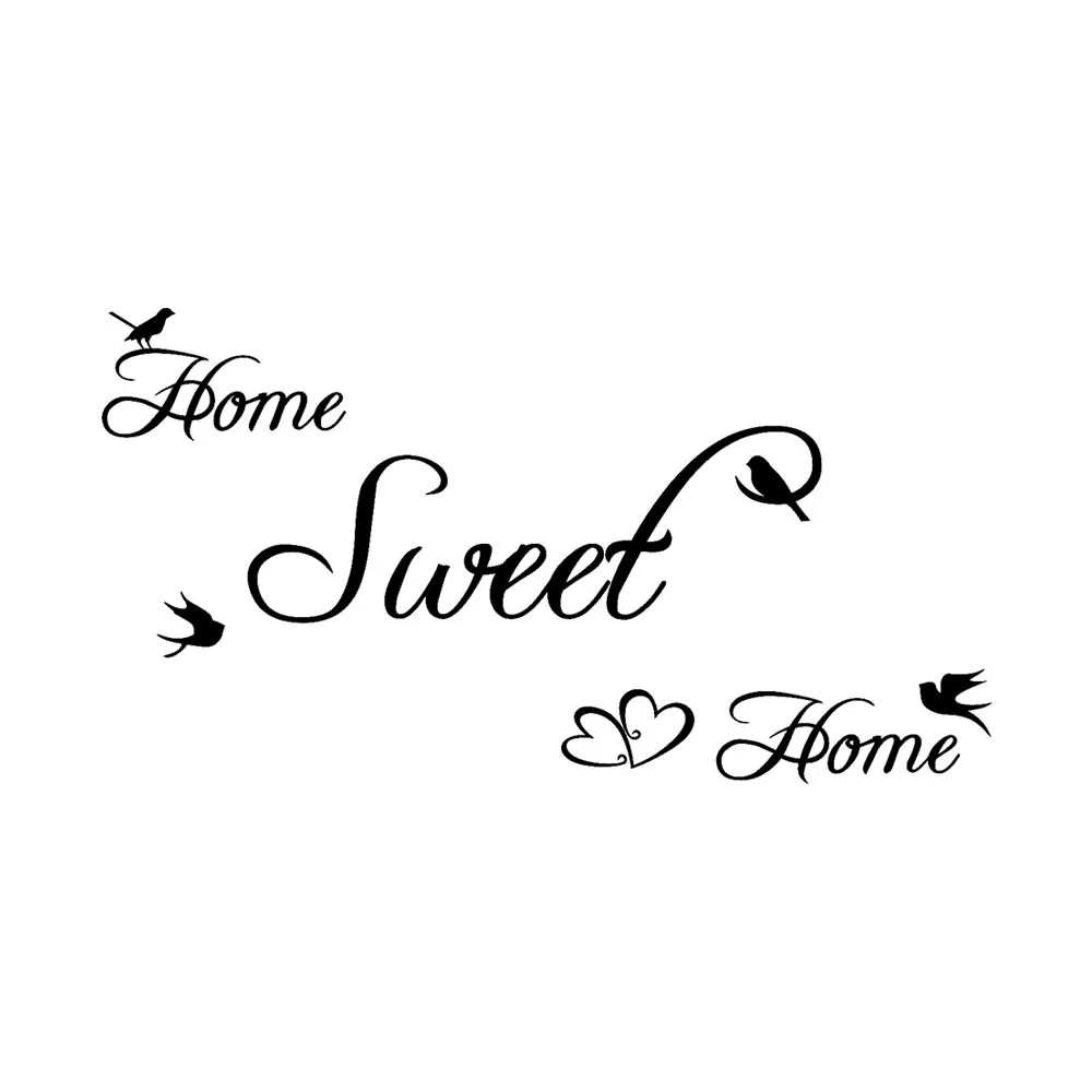 Home Sweet Home Removable Art Vinyl Mural Home Room Decor Wall Stickers For Walls Decal Home Decoration Hot Sale High Quality
Home Sweet Home Removable Art Vinyl Mural Home Room Decor Wall Stickers For Walls Decal Home Decoration Hot Sale High Quality