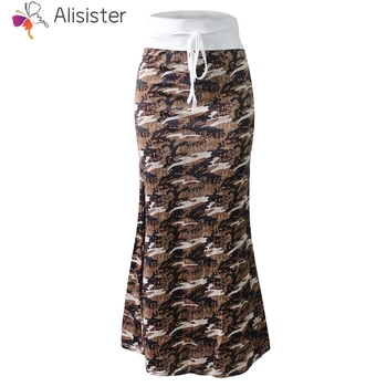 2019 Camouflage Floral Print Long Skirt Women Floor-Length High Waist Elastic Maxi Skirt Female Sexy Knitting Casual Skirts
2019 Camouflage Floral Print Long Skirt Women Floor-Length High Waist Elastic Maxi Skirt Female Sexy Knitting Casual Skirts