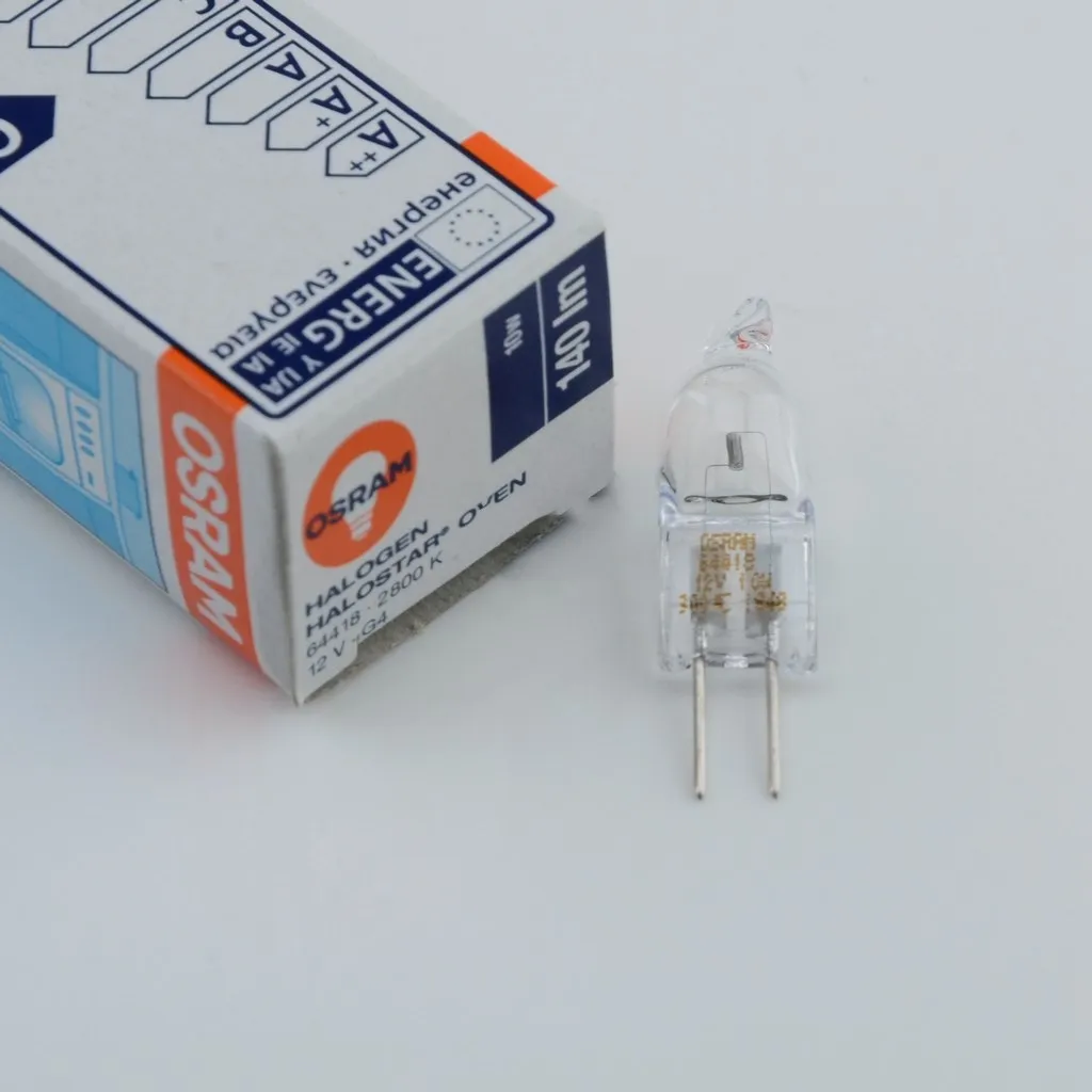 Для 2 шт., OSRAM 64418 12V10W G4 галогенная лампа, Halostar печь, пиролизный выпечки, 300 градусов, несимметричный низкого напряжения Капсульная лампа
Для 2 шт., OSRAM 64418 12V10W G4 галогенная лампа, Halostar печь, пиролизный выпечки, 300 градусов, несимметричный низкого напряжения Капсульная лампа
